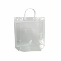 Qingdao Factory Reusable Material Mirror Surface Plastic Handles Closed PP Plastic Shopping Bag